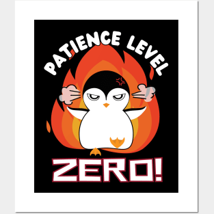 patience level zero! Posters and Art